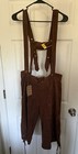 Bavaria Trachten Authentic Lederhosen With Suspenders  Size 38