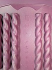 Tupperware Silicone Baking Form Twisted Stick Ice Sheet Mold Bakeware Purple