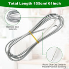 61-inch Extra Long Drain Brush  Long Pipe Cleaner  Flexible Pipe Cleaner Brush  