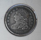 1833 Capped Bust Dime   F vf   Original   Old Ten Cents   Silver