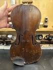 Old -strad Copy Antique 4 4 Violin For Repair  One Piece Back