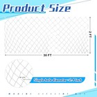 Windyun Boat Safety Lifeline Netting Marine Sailboat 30 X 2 Ft  White