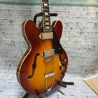 Super Low Price Semi-hollow Body Vintage Sunburst Electric Guitar 335 Hh Pickups
