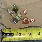 Lot Of 7 Canada Souvenir Lapel Pins   Pinbacks Canadian Flag Maple Leaf