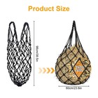 3pcs Hay Net Slow Feeder Horses 38 5in Hanging Feeder Bag Feeding Trailer Stall