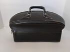 Vintage Large Black Leather Medical Doctor s Bag  16  Length