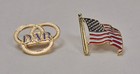 Dar Daughters Of The American Revolution Initial Letter Logo   Flag Pins Garnay