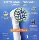 Oral-b Cross Action X Replacement Brush Heads 10ct Repackaged New Sealed