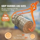 Timber Claw Hook 28 Inch 4 Claw Log Grapple For Logging Tongs 2205 Lbs