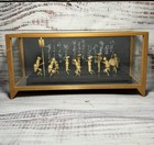 Japan Mini Bamboo Figures Art Orchestra Awa Odori Festival Vtg 10 Musicians