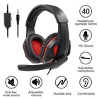3 5mm Gaming Headset Mic Led Headphones Stereo Bass Surround For Pc Xbox One Ps4
