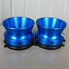 2x 10 5 1 4 Inch Blue Nab Hub Adapters For Technics Reel To Reel Tape Recorder
