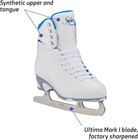 Jackson Ultima Softskate Figure Ice Skate For Women girl  Size 5 - White blue