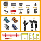 Slot Car Race Track Set Electric Powered Race Track Dual Racing Car Track Set