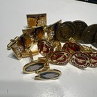 Large Lot Of Vintage Advertising Cufflinks 15 Plus Pairs