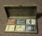 Rare Ellusionist Prohibition 6-deck Playing Card Box Set Sealed Wooden Case
