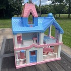 Vintage 1991 Playskool Grand Victorian Dollhouse W  Accessories Working Grill 