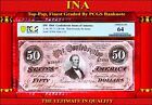  50 Confederate 1864 Civil-war T-66 Pf-11 Cr-500 Pcgs 64 Rare Grade Finest 1 0