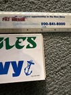 Nfl Philadelphia Eagles Go Eagles Go Navy Vntg 1970 s Team Logo Bumper Sticker