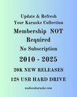 Karaoke Collection Update - 128 Gb Hd - 2010 - April 2025  - 20k New Releases