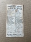 1890 Allen   Ginter N23 Song Birds Linnet