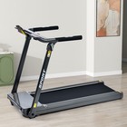 Foldable Portable Treadmill 3 5 Hp Compact Walking Treadmill 14km h Home Gray