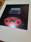 Rush 2112 Art Print Hand Signed Geddy Lee Lithograph W coa loa 22x26