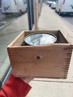 John Scheidig   Co New York Antique Nautical Compass Wood Box