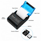 58mm Bluetooth Thermal Receipt Printer With Case   4 Rolls Wireless Pos Android