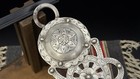 Beautiful Vintage Unmarked Palino  Silver Overlaid Engraved Bit