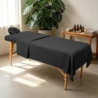 3-piece Massage Table Sheets Sets  Stain   Wrinkle Resistant  Soft Microfiber 