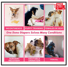 Dono Disposable Pet Diapers Female Dogs 2018 Super Absorbent Soft Heating Pee Di