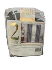 Perfect Pair Window Curtains 2 Pack Gray 50 In X 84 In Each Grommet Panels