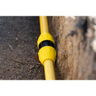 New Durable Underground Yellow Poly Gas Pipe Coupler 1 2in Ips Dr 9 3