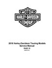 Printed Service Repair Shop Manual 2016 Harley Davidson Street Glide Special
