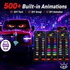 Led Eyes For Car Truck   Rv Windshield  2pcs 24  5 Rgb  Ojos Led Para