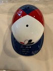 Tim Raines Autographed Throwback Batting Helmet With Four Inscriptions 