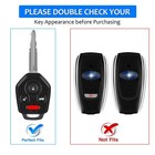 T-carbon Real Glass Fiber Key Fob Cover Compatible With Subaru Wrx Fob    