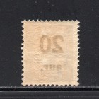 1921 Iceland Overprint 20 Aur  On 40 Aur - Scott   135 Mint F vf Centering