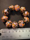 10 Millefiori Glass Trade Beads -   b1132  Handmade Indian Rare - 15mm