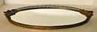 Vtg  Matson Roses Oval Ormolu Mirror Vanity Dresser Tray T179