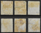 St Lucia 1881-84 Revenues  6v 