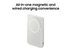 Samsung - Magnetic Wireless Battery Pack - Gray