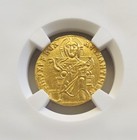 Byzantine Basil I   Constantine Gold Solidus Ngc Ch Au Ancient  Coin