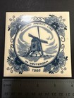 Holland America Line Delft Ceramic Tile Coaster 1995 Ms Westerdam