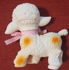 Vintage Rubber Squeaky Lamb Toy