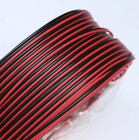 1pc Red Black 2 Pin Hookup Wire Tinned Copper Led Automotive Cable - New
