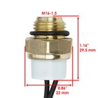 Heat Thermal Sensor Switch For Suzuki King Quad 300 Lt-f4wdx 1991-1998 Fan
