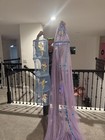 Tinker Bell Disney Fairies Purple  Kids Bed Canopy Netting Pyramid