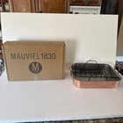 Mauviel Copper Roasting Pan With Brass Handles  15 7 X 11 8-in